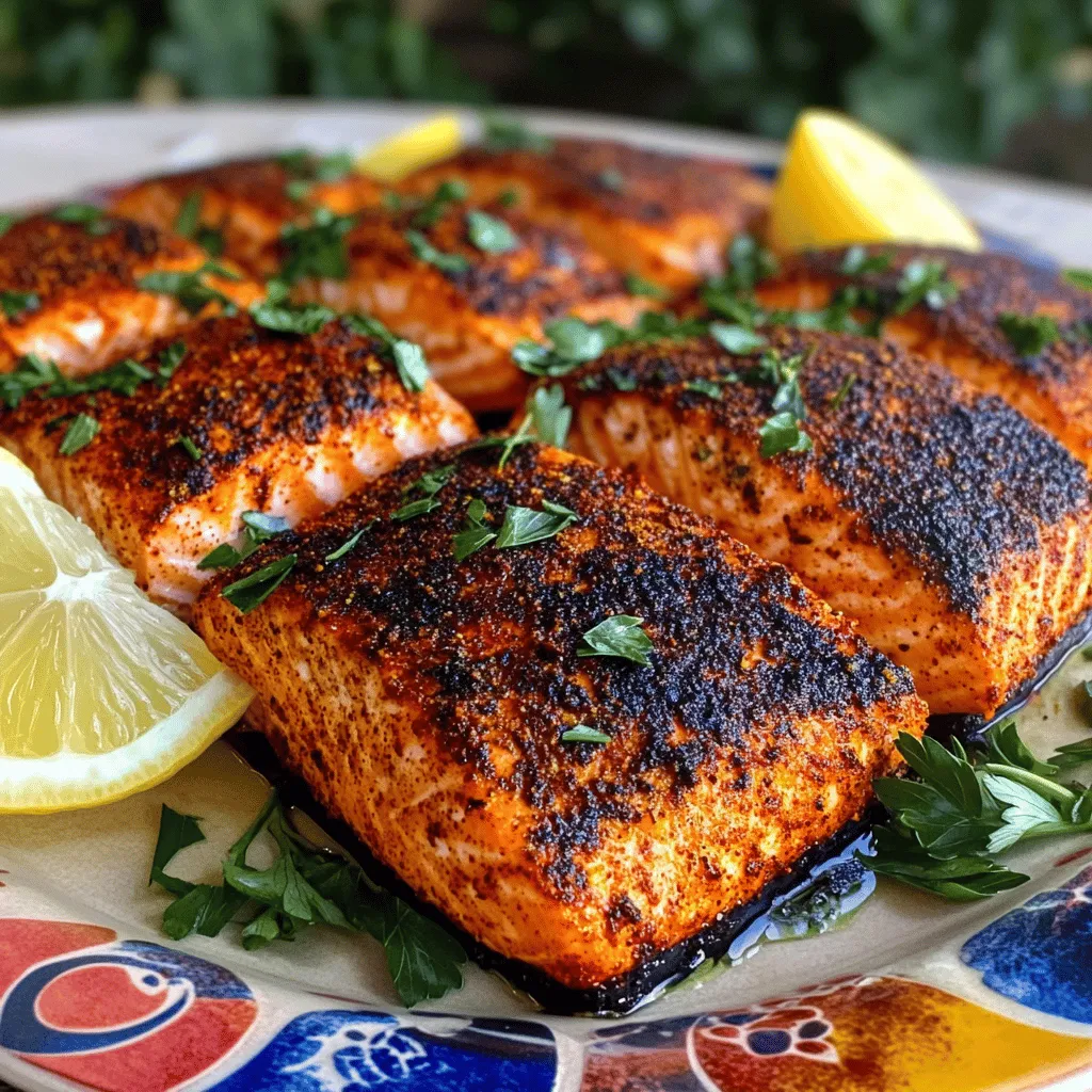 Deliciously Simple Air Fryer Blackened Salmon Recipe
