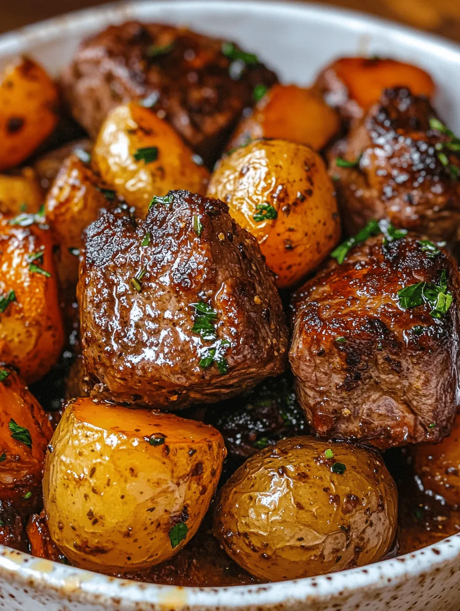 Savory Garlic Butter Steak Bites and Potatoes: A Comforting Recipe for Any Occasion