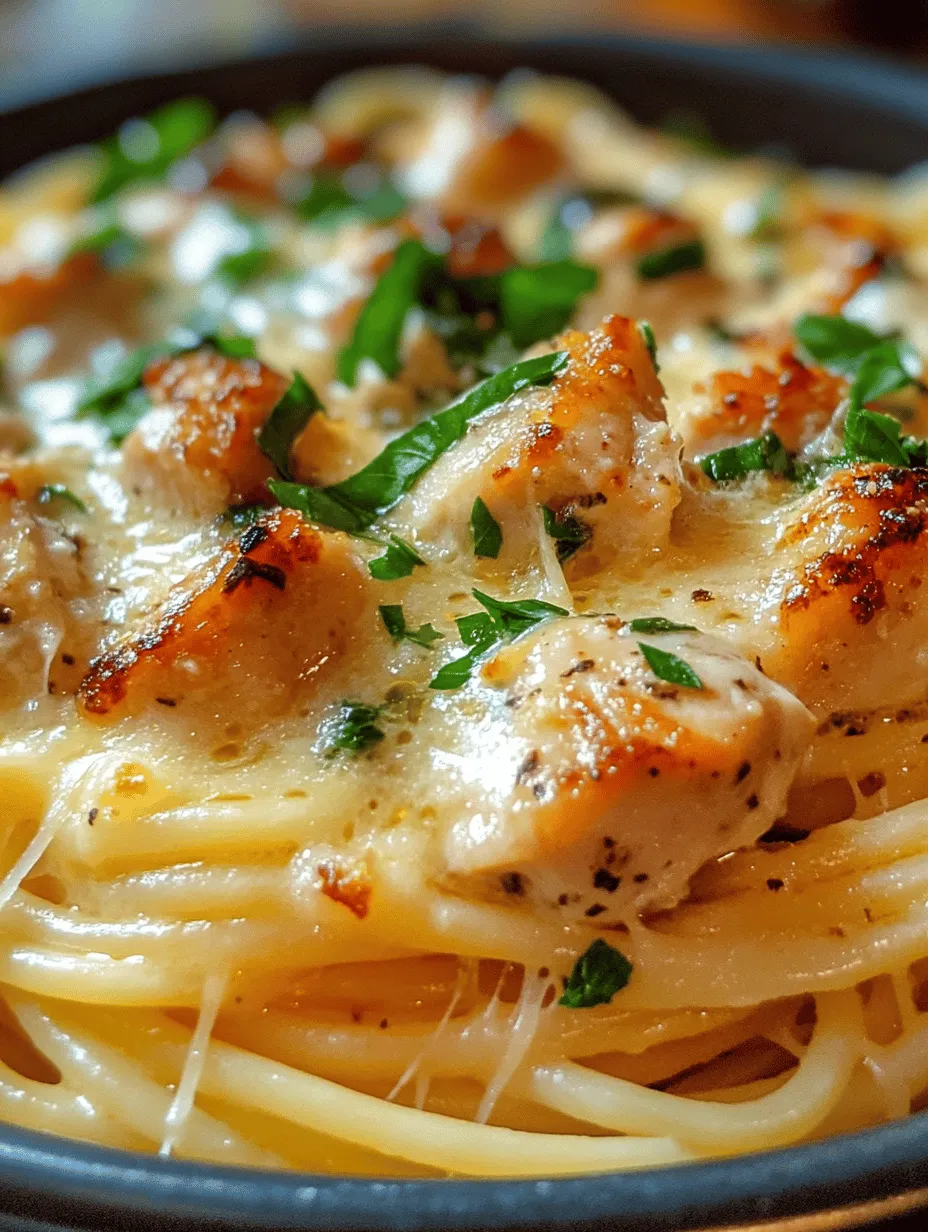 Creamy Chicken Spaghetti Delight: A Comforting Pasta Dish