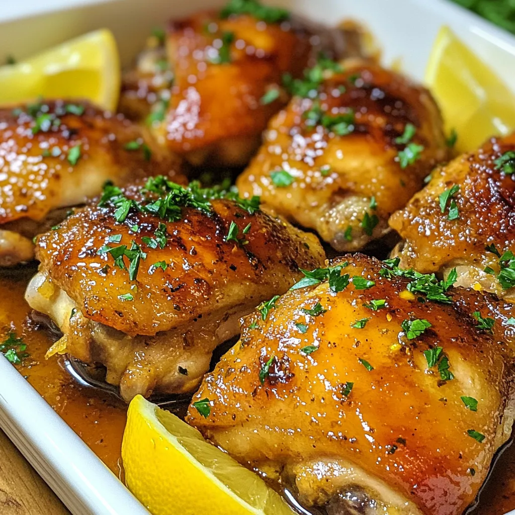 Irresistibly Juicy Baked Garlic Brown Sugar Chicken