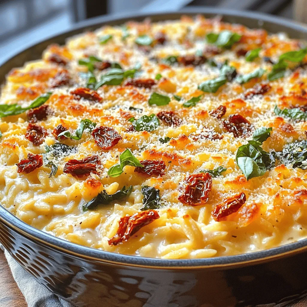 Indulge in Comfort: Sundried Tomato Boursin Baked Orzo Recipe
