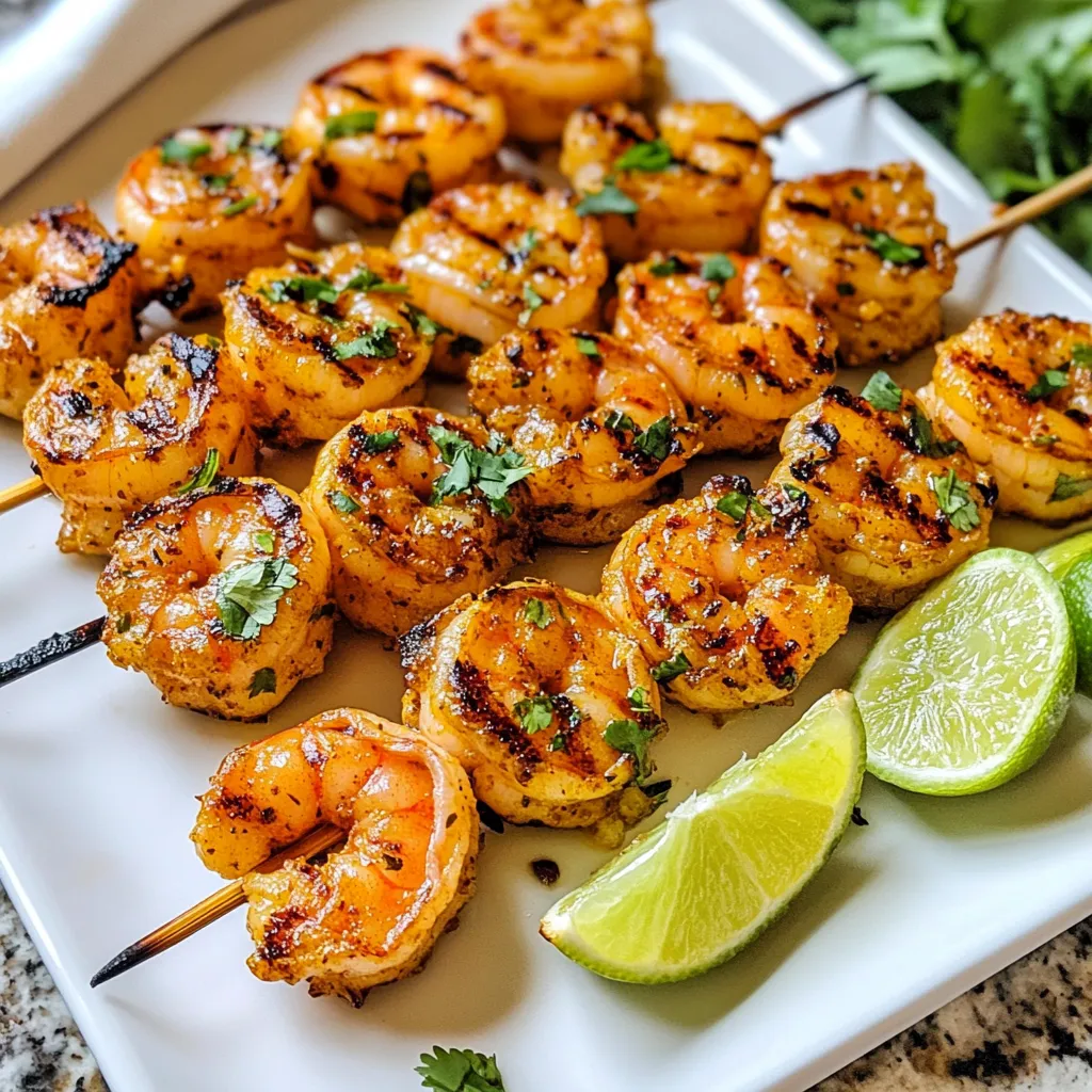 Chili Lime Grilled Shrimp Skewers Flavorful Delight