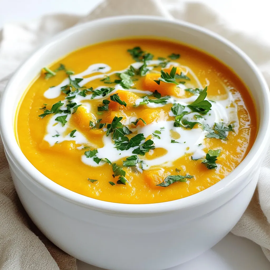 Cozy Slow Cooker Butternut Squash Soup Delight