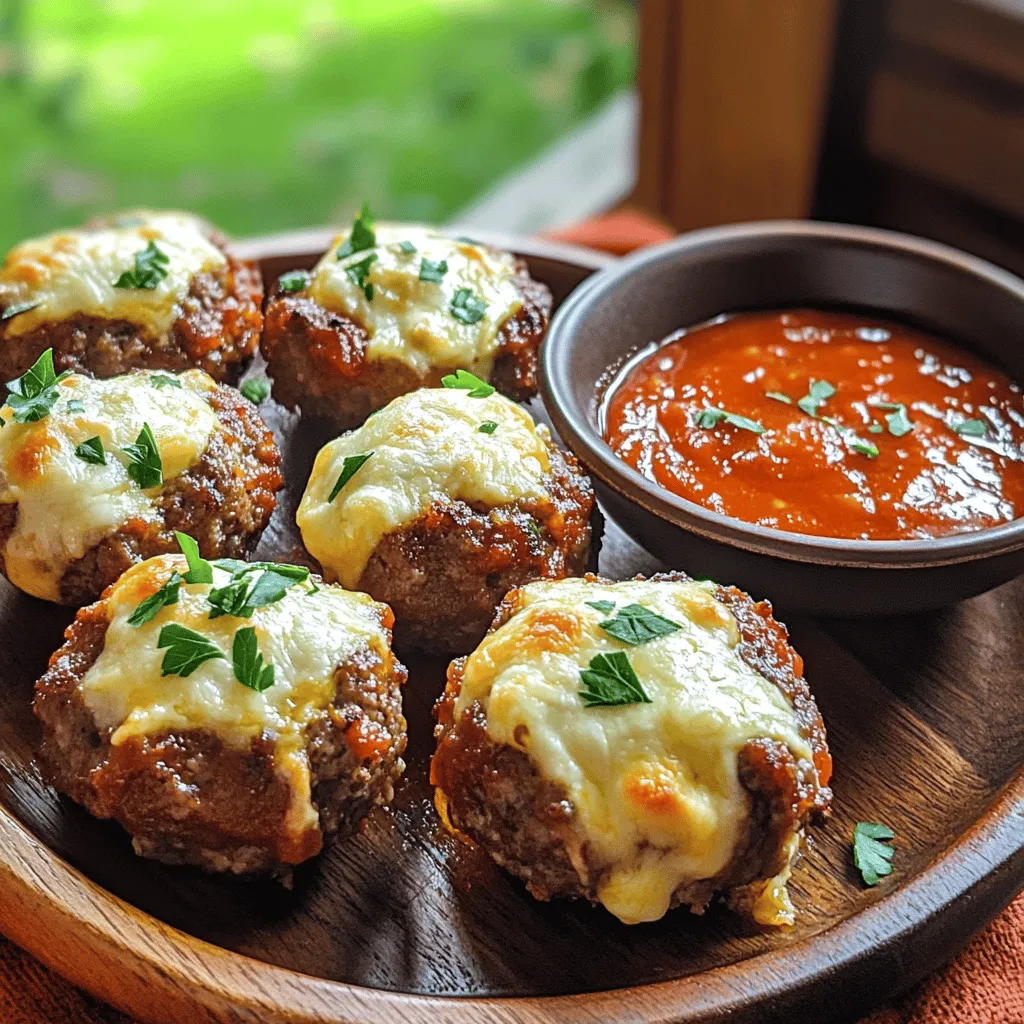 Cheesy Stuffed Meatloaf Bites Flavor-Packed Snack