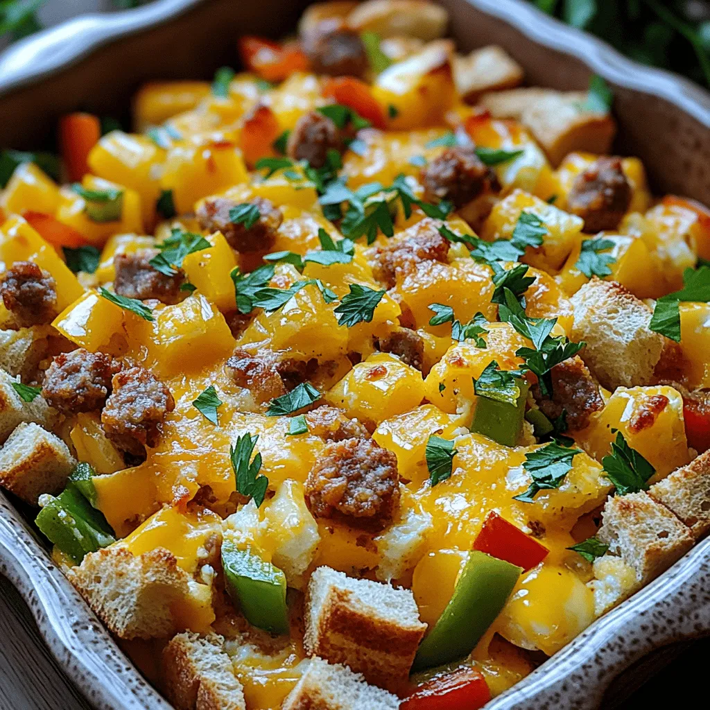 Easy Sausage and Egg Casserole Tasty Breakfast Idea