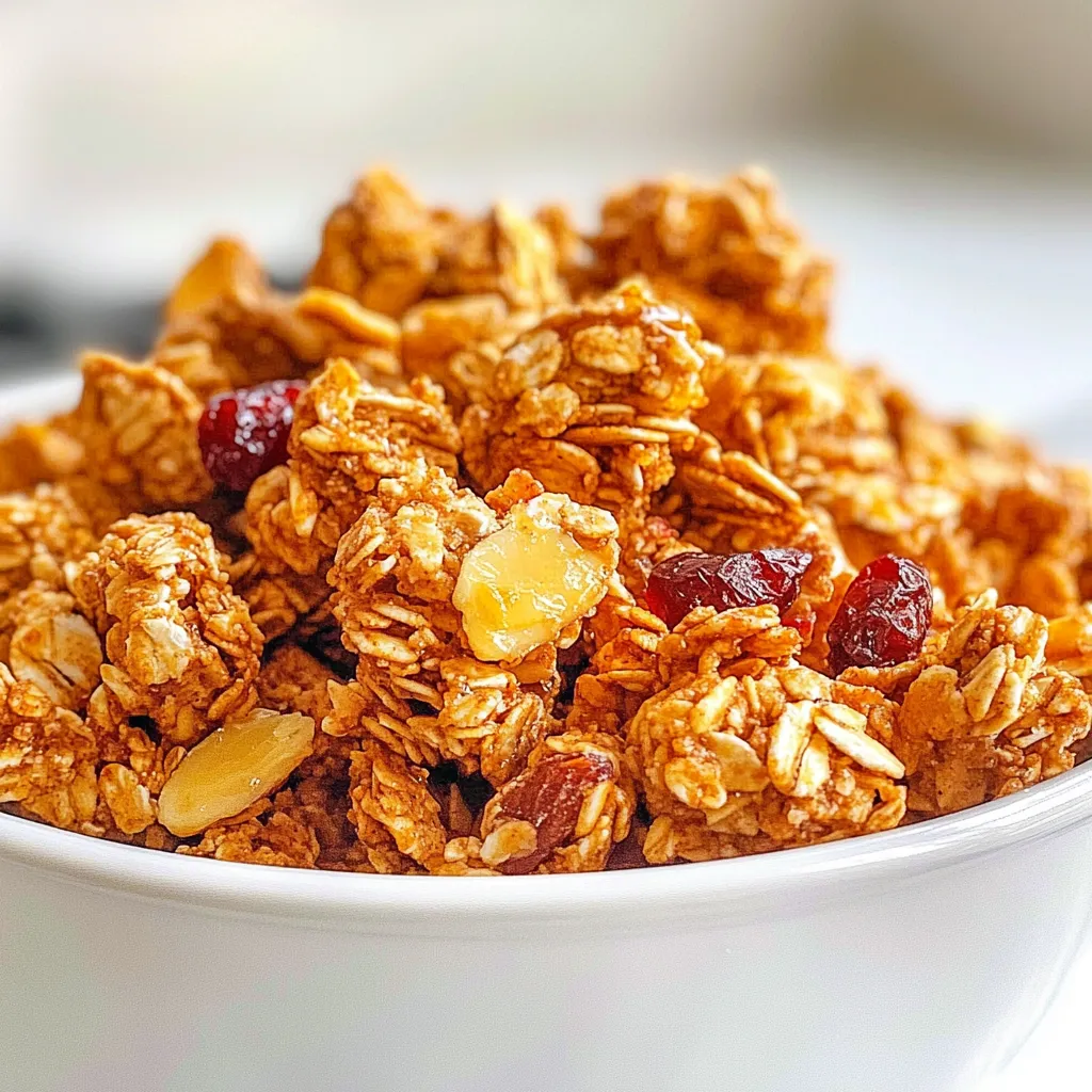 Vanilla Almond Granola Clusters Tasty and Simple Recipe