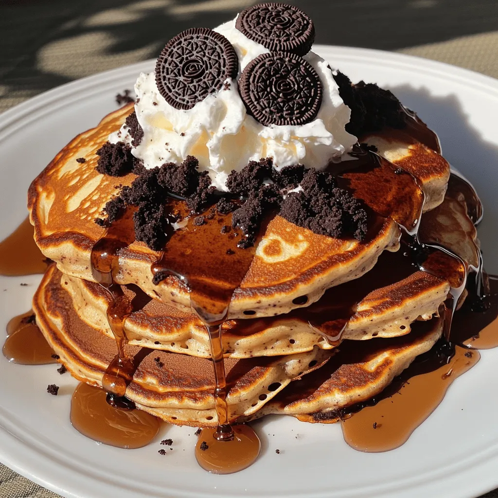 Delicious Oreo Pancakes Fluffy and Fun Breakfast Treat