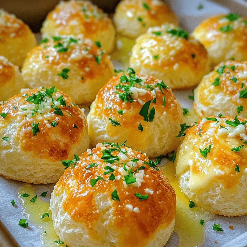 Irresistible Garlic Parmesan Puffs: A Delightful Appetizer Recipe