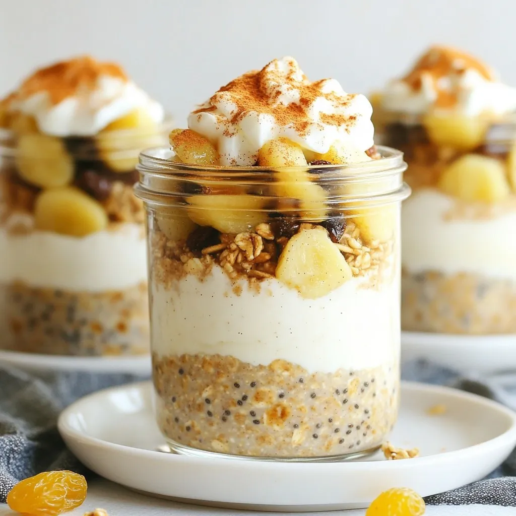 Cinnamon Roll Overnight Oats Easy Breakfast Delight