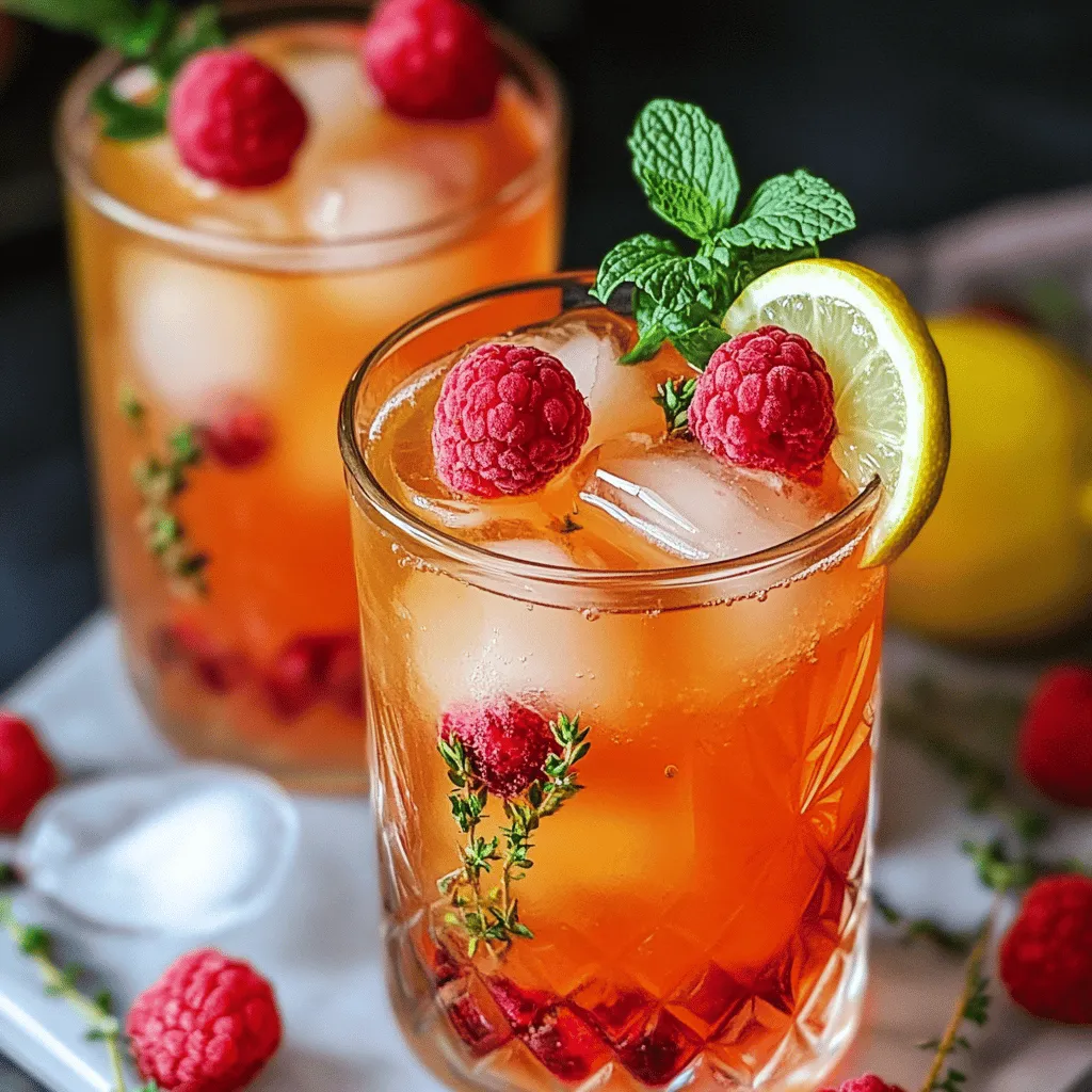 Delicious Earl Grey Raspberry Iced Tea Refreshing Treat