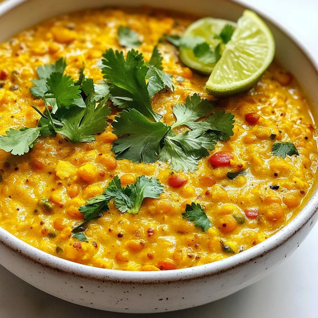 Creamy Coconut Lentil Curry Savory and Comforting Dish