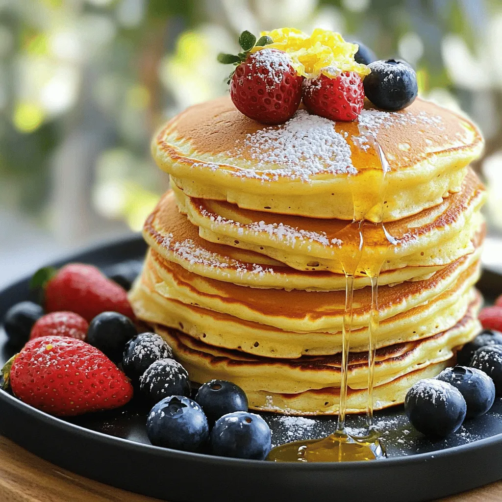 Lemon Ricotta Pancakes Delightful and Fluffy Treat