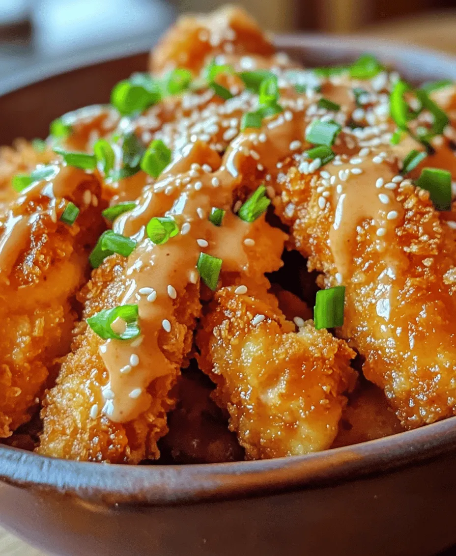 If you’re a fan of bold flavors and irresistible crunch, then Bang Bang Chicken is likely on your culinary radar. This dish has gained immense popularity in recent years, not just for its mouthwatering flavor but also for its satisfying texture. Imagine succulent pieces of chicken, perfectly fried to a golden crisp, then generously coated in a creamy, spicy sauce that awakens your taste buds. It