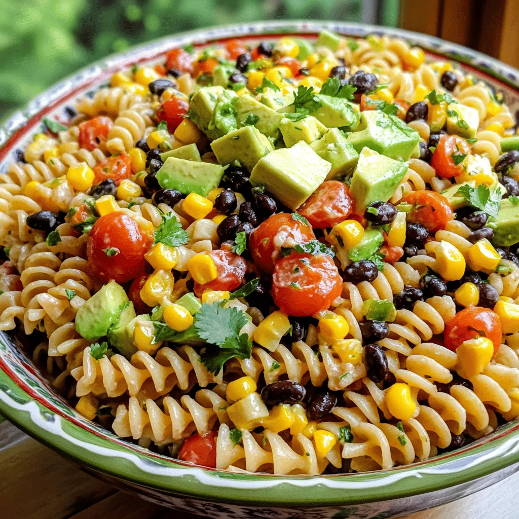 Cowboy Caviar Pasta Salad Recipe