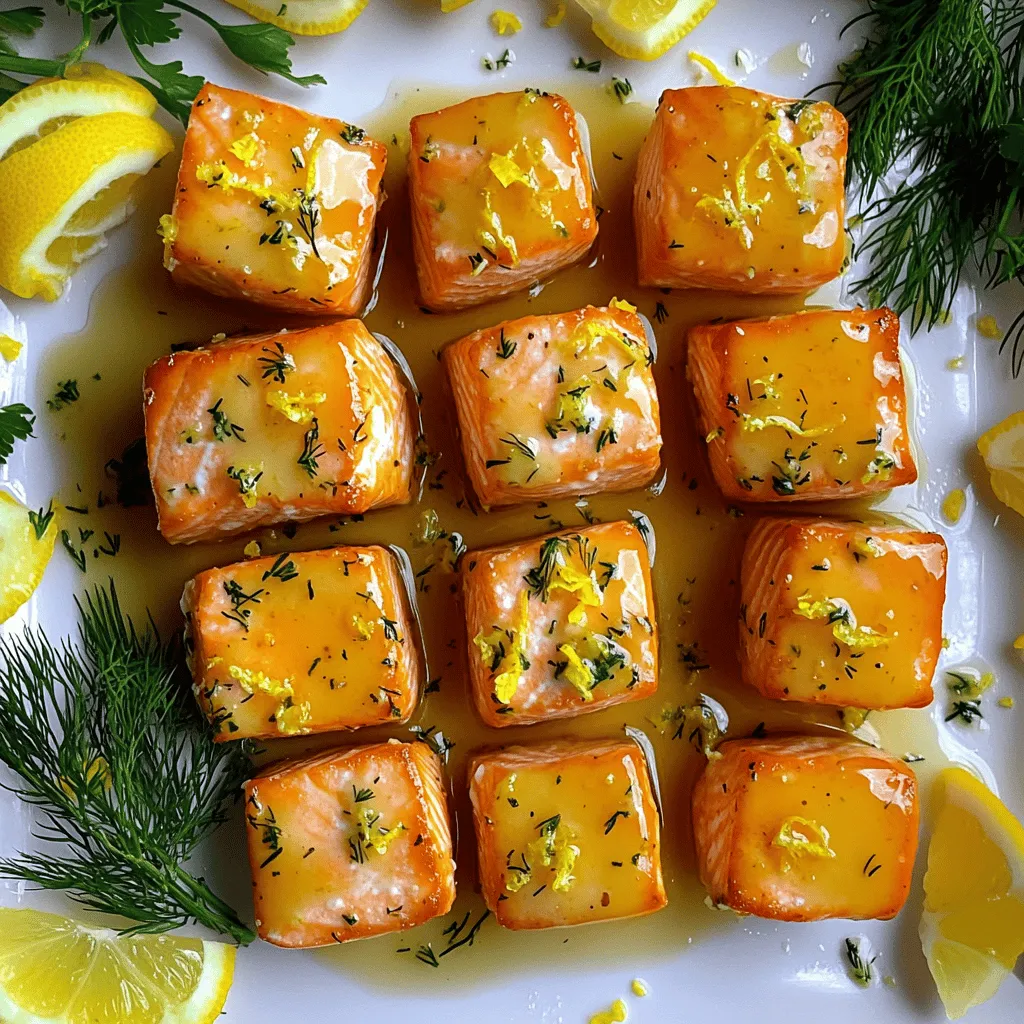 Savory Lemon Butter Salmon Bites: A Flavorful Delight