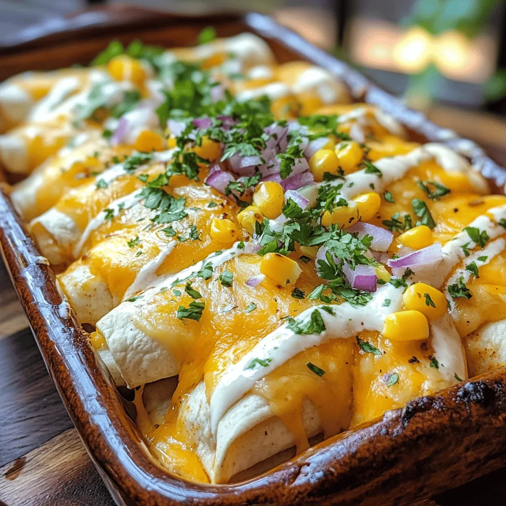 Ranch Chicken Enchiladas Recipe