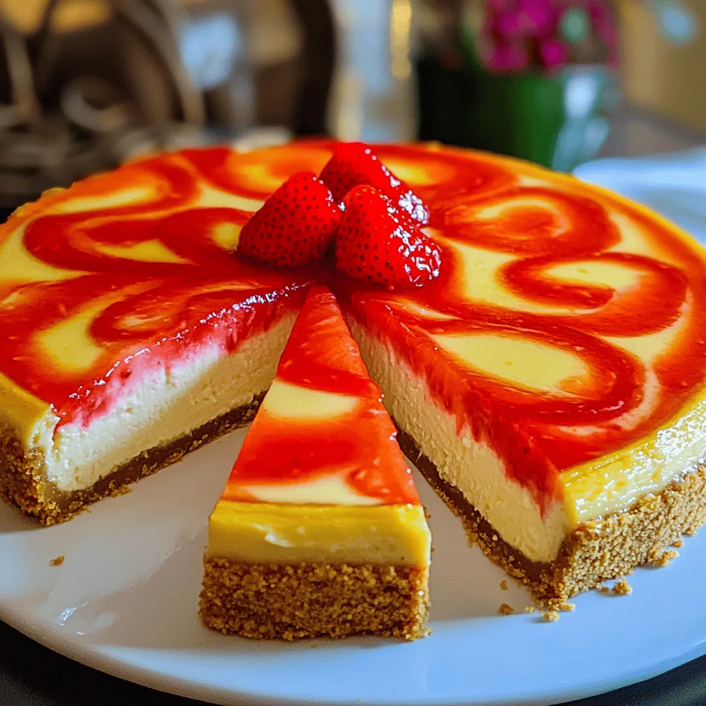 Strawberry Swirl Cheesecake Recipe Easy and Delicious