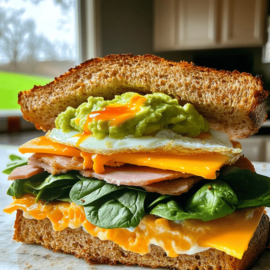 Egg and Ham Breakfast Sandwich Delightful Recipe Guide