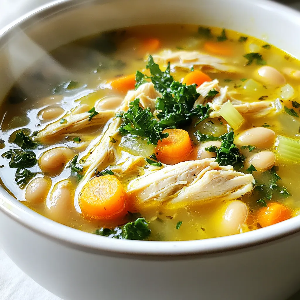 Tuscan White Bean Chicken Soup Simple and Rich Flavor