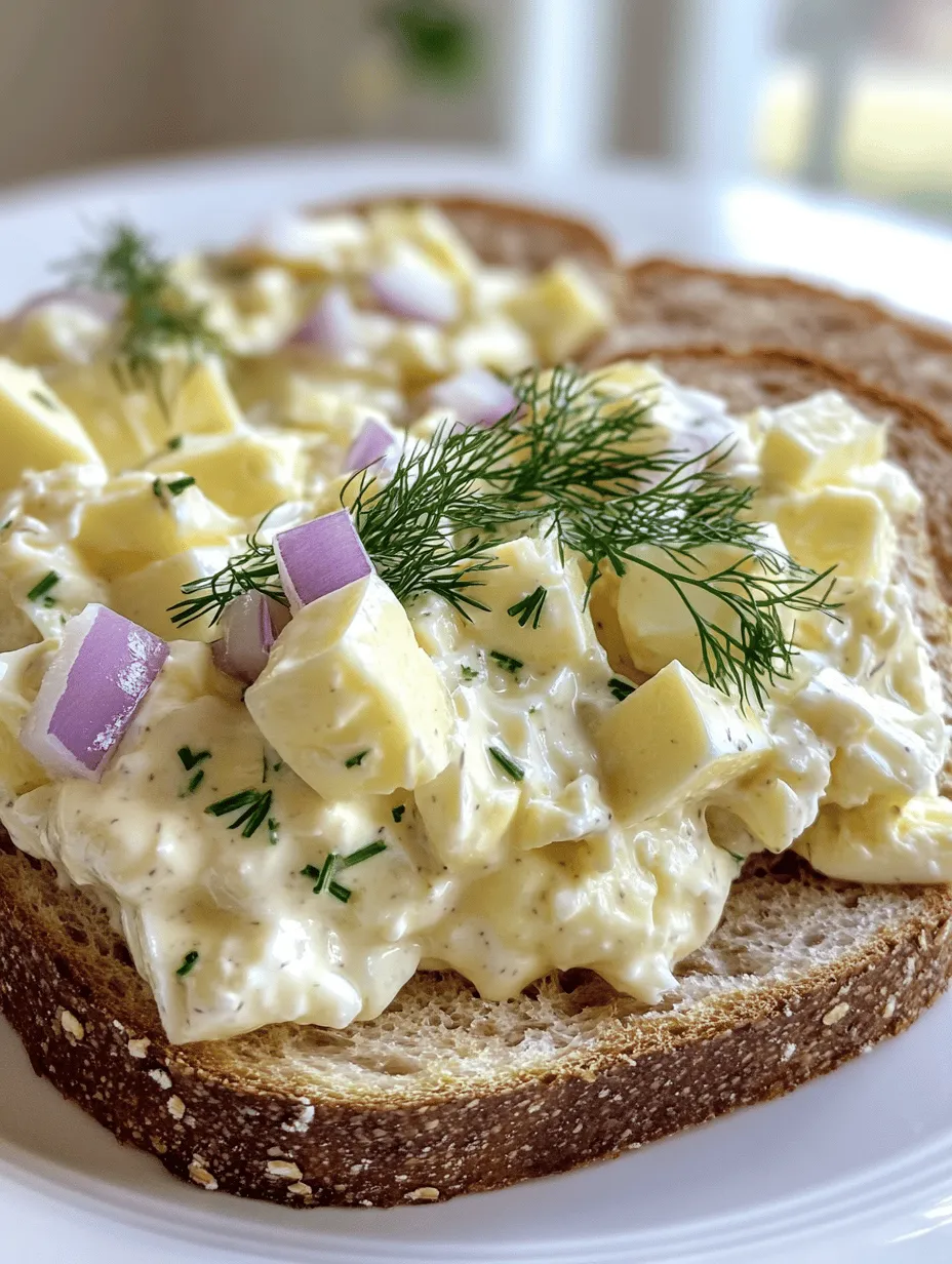 Classic Creamy Egg Salad Delight Recipe
