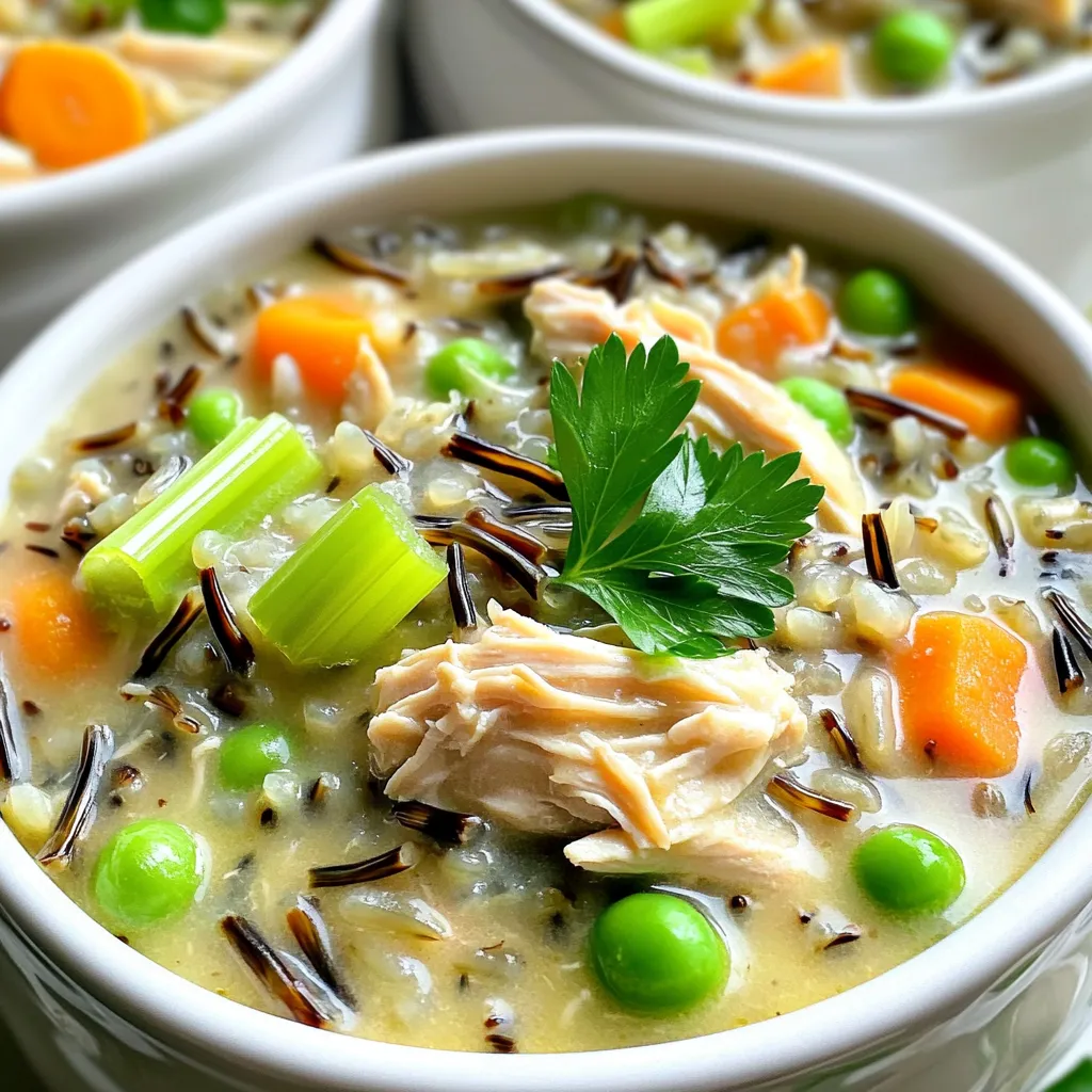 Savory Slow Cooker Chicken Wild Rice Stew Recipe