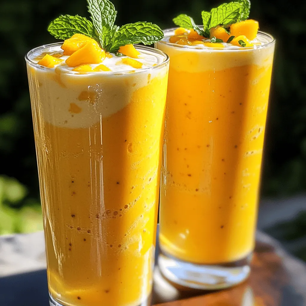 Creamy Mango Lassi Refreshing and Easy Delight