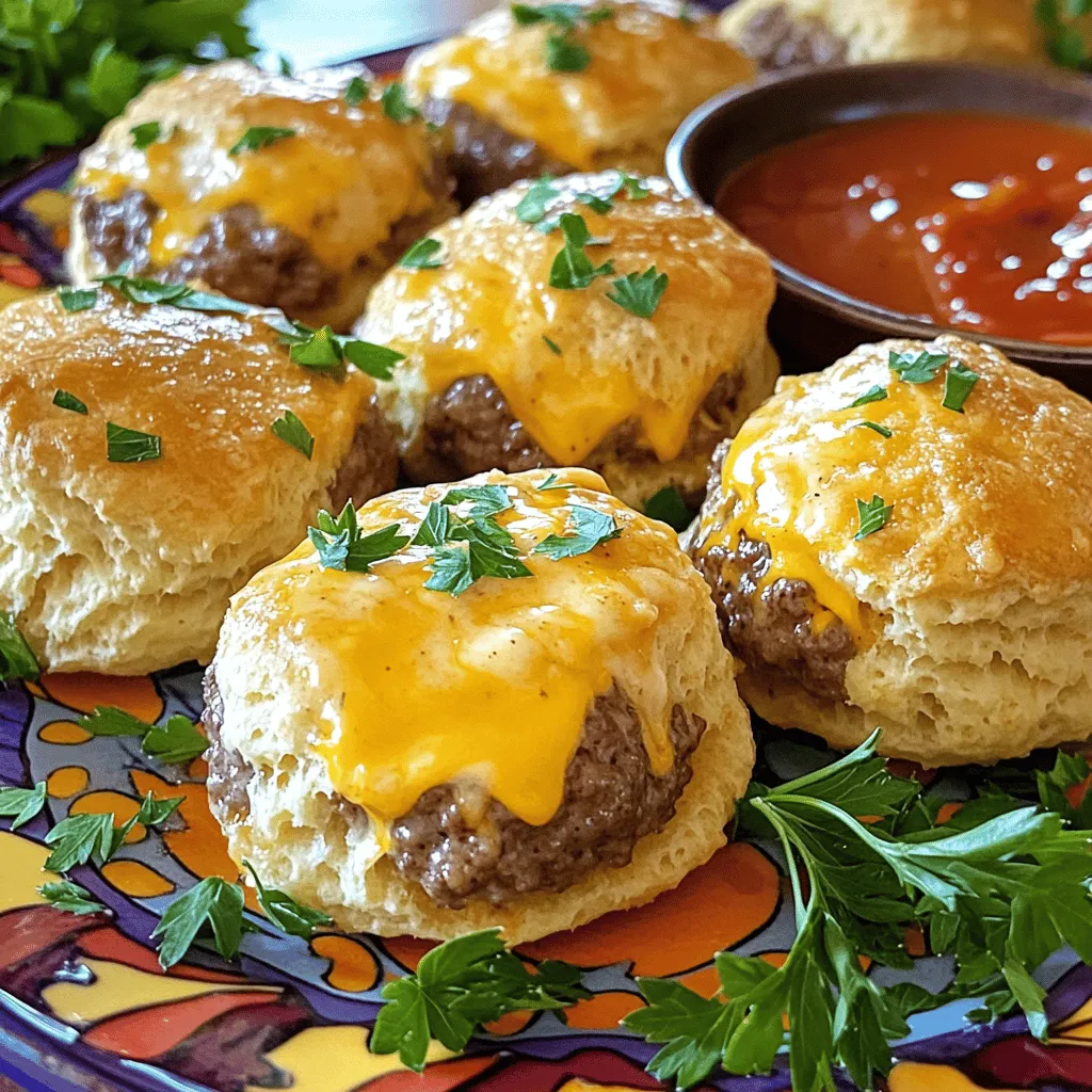 Garlic Parmesan Cheeseburger Bombs Irresistible Recipe