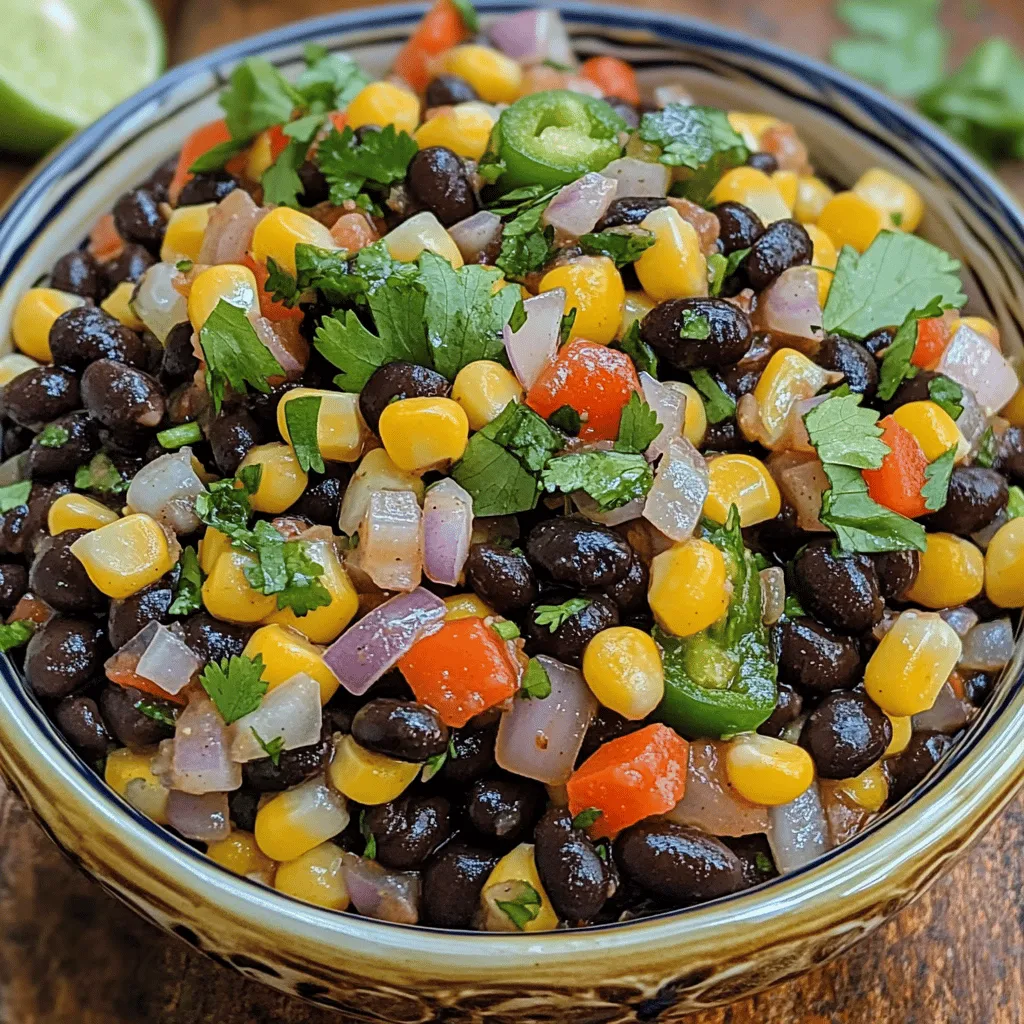 Zesty Black Bean and Corn Salsa Easy Fresh Flavor