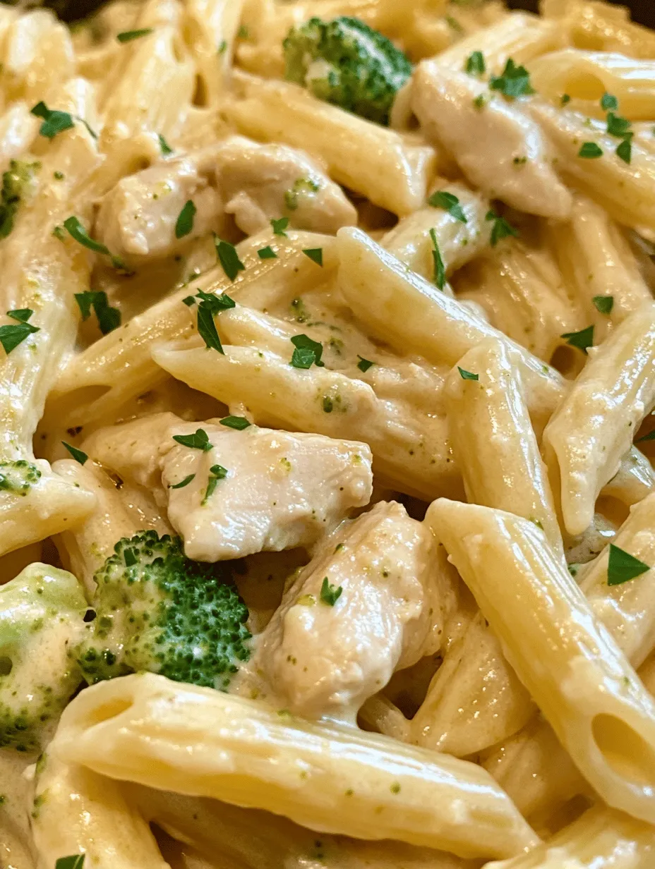Creamy Broccoli and Chicken Penne Recipe