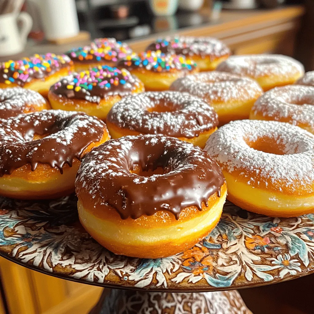 To start making cake mix donuts, you need a few simple items. The main ingredient is a cake mix. You can choose any flavor you like, but I often go for classic vanilla or chocolate. This choice sets the stage for your donuts.