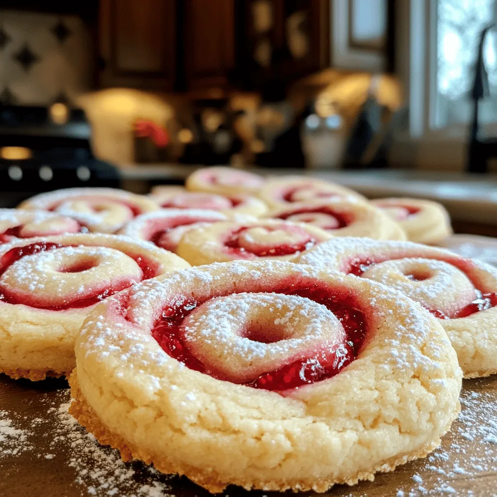 Irresistible Raspberry Swirl Shortbread Cookies