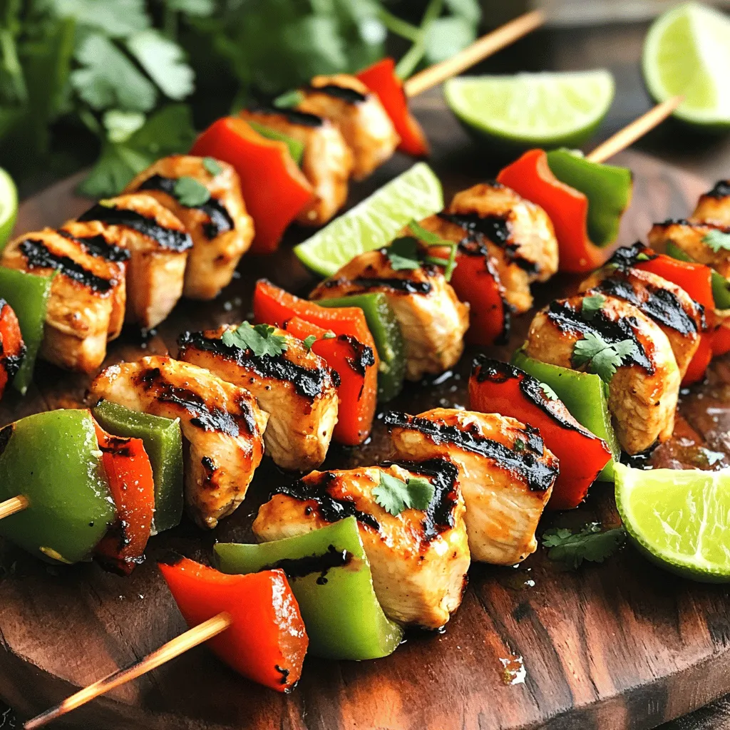 Chili Lime Grilled Chicken Skewers Tasty and Simple