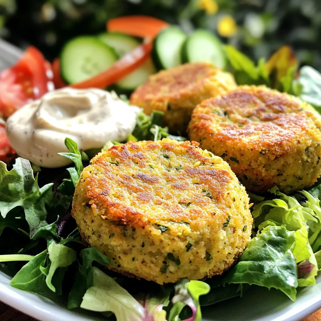 Air Fryer Crispy Falafel Patties Flavorful and Easy