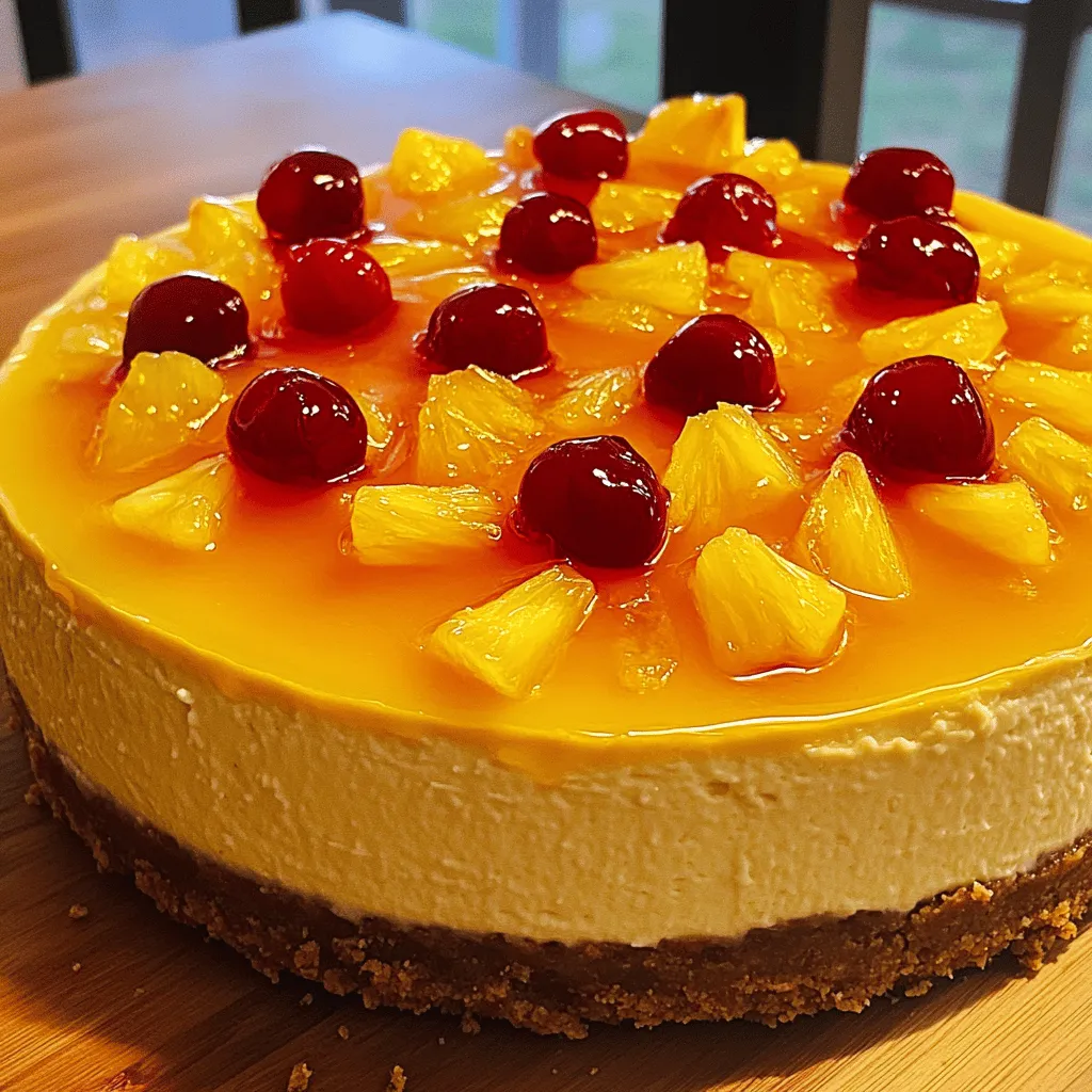 Easy Pineapple Upside-Down Cheesecake Delightful Treat