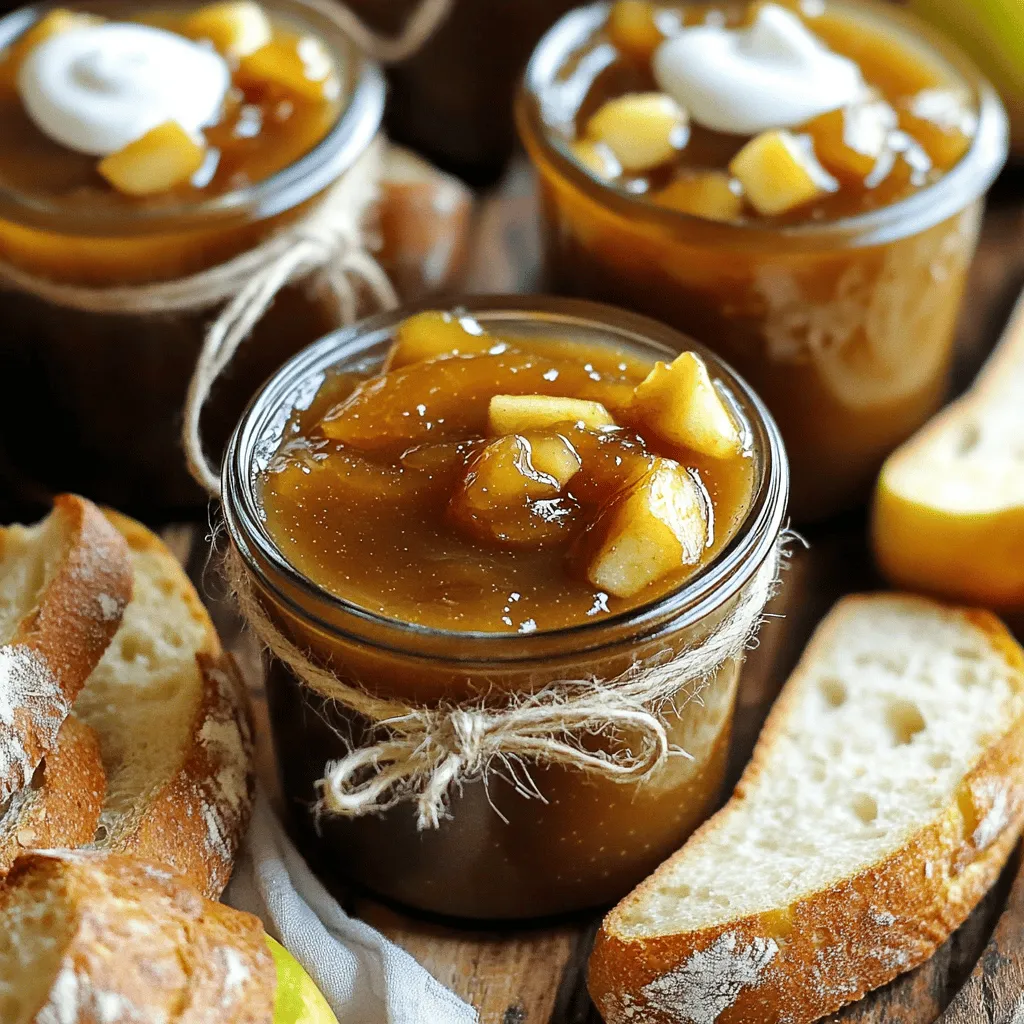 Slow Cooker Salted Caramel Apple Butter Delight