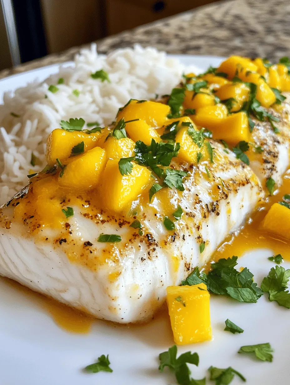 Tropical Grouper with Spicy Coconut-Ginger Sauce Recipe