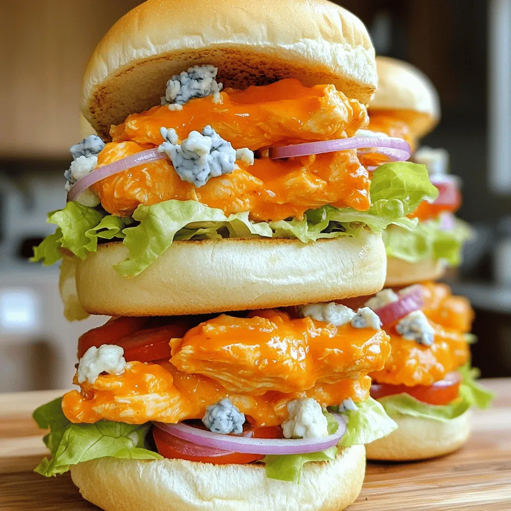 Buffalo Chicken Sliders Flavorful and Easy Recipe