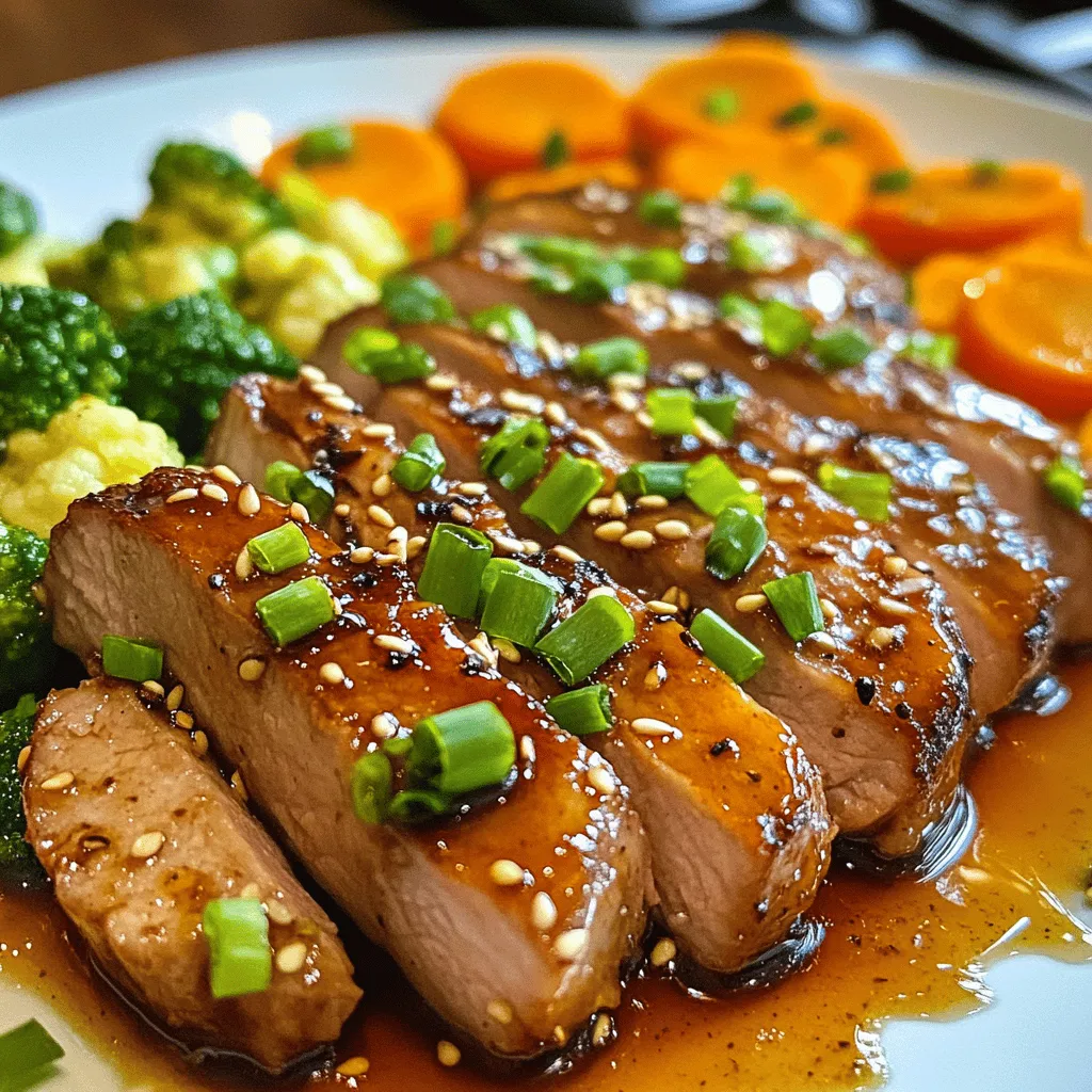 Honey Garlic Pork Tenderloin Recipe