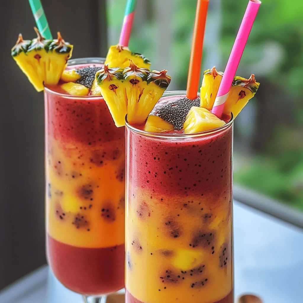 Hibiscus Tea Pineapple Smoothie: A Refreshing and Nutritious Delight