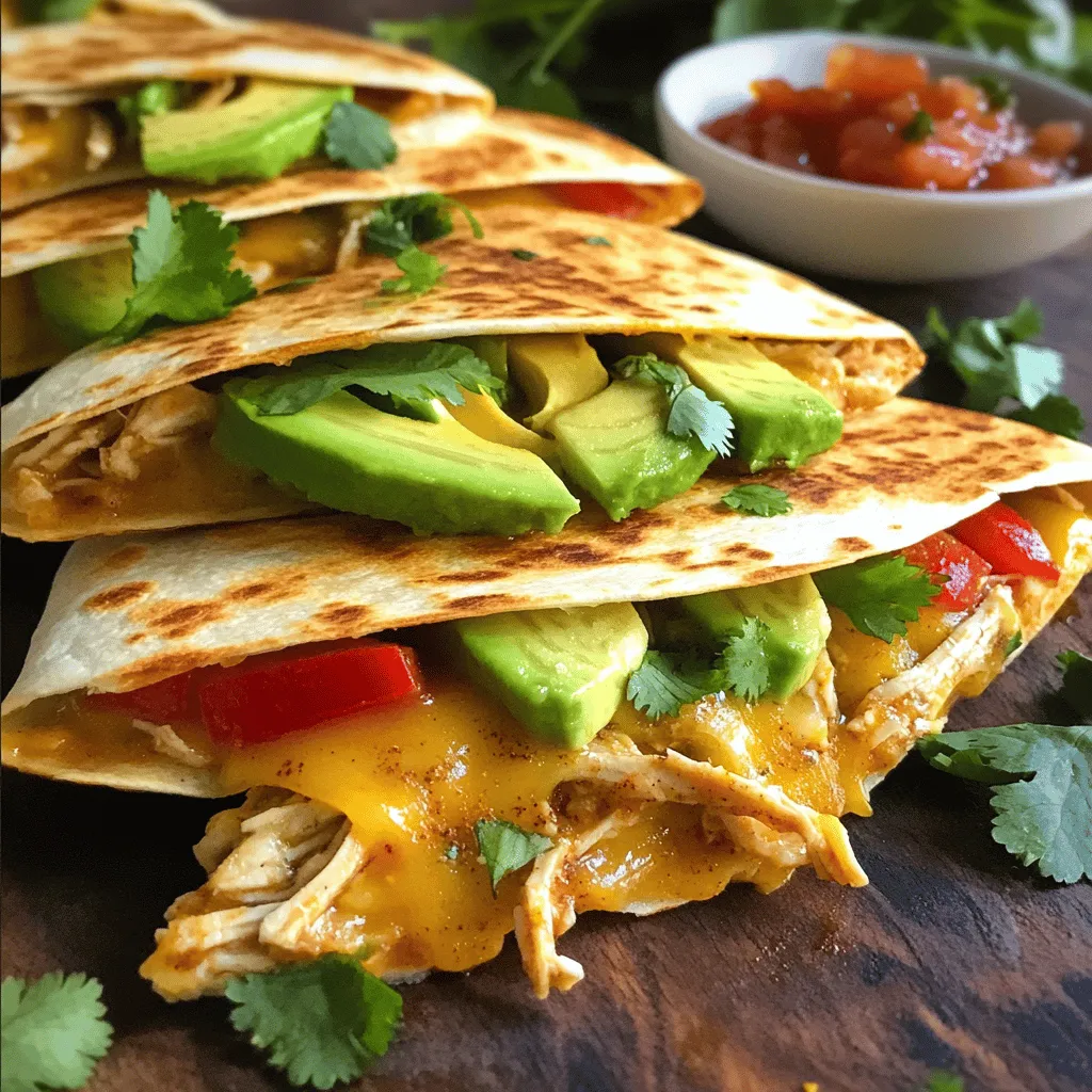Chicken Avocado Quesadillas Tasty and Easy Recipe