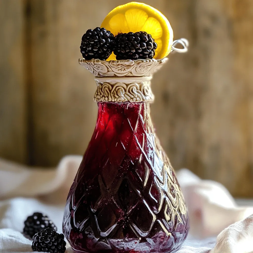 Blackberry Simple Syrup Fresh and Flavorful Recipe