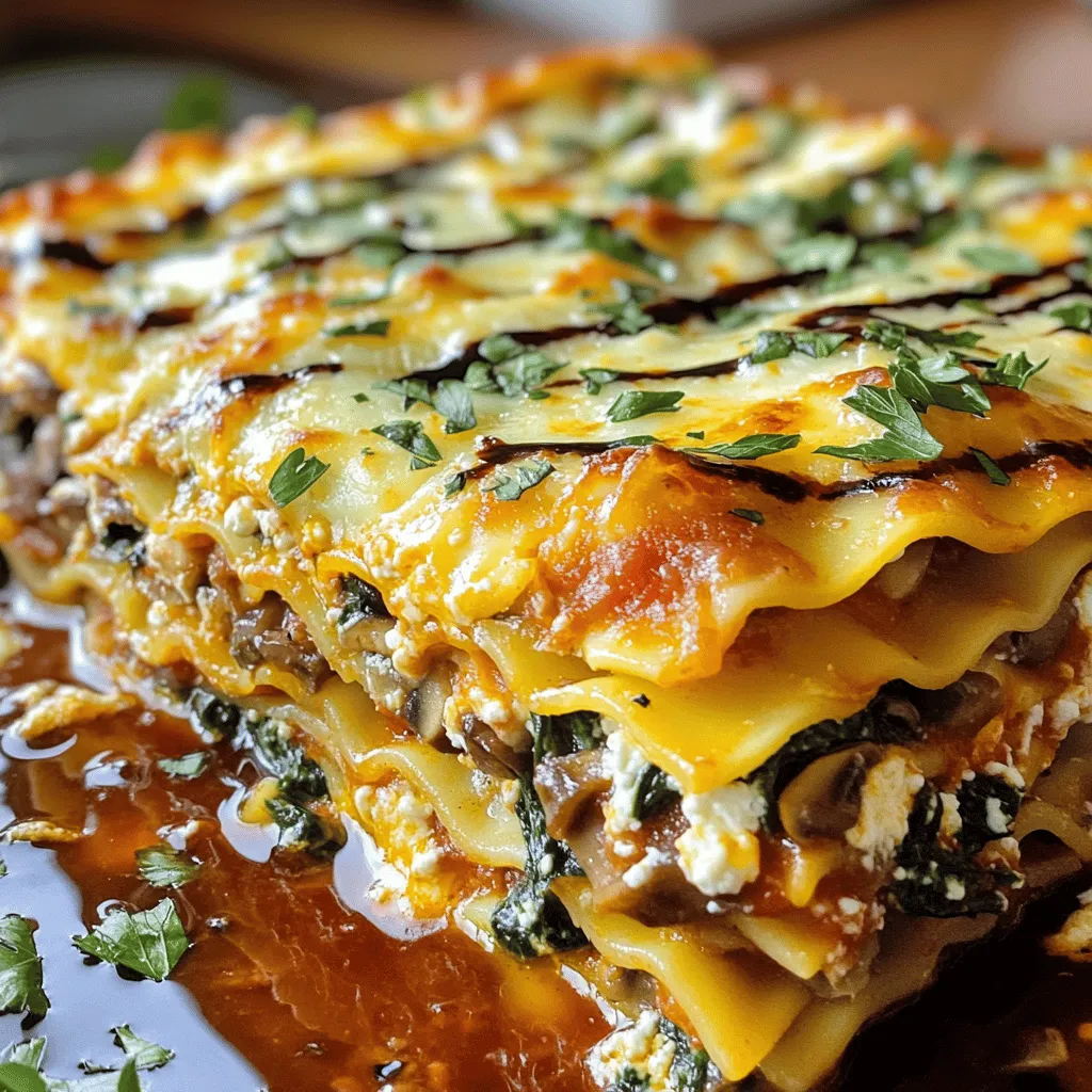 Mushroom Lasagna Loaded with Rich Flavor and Texture