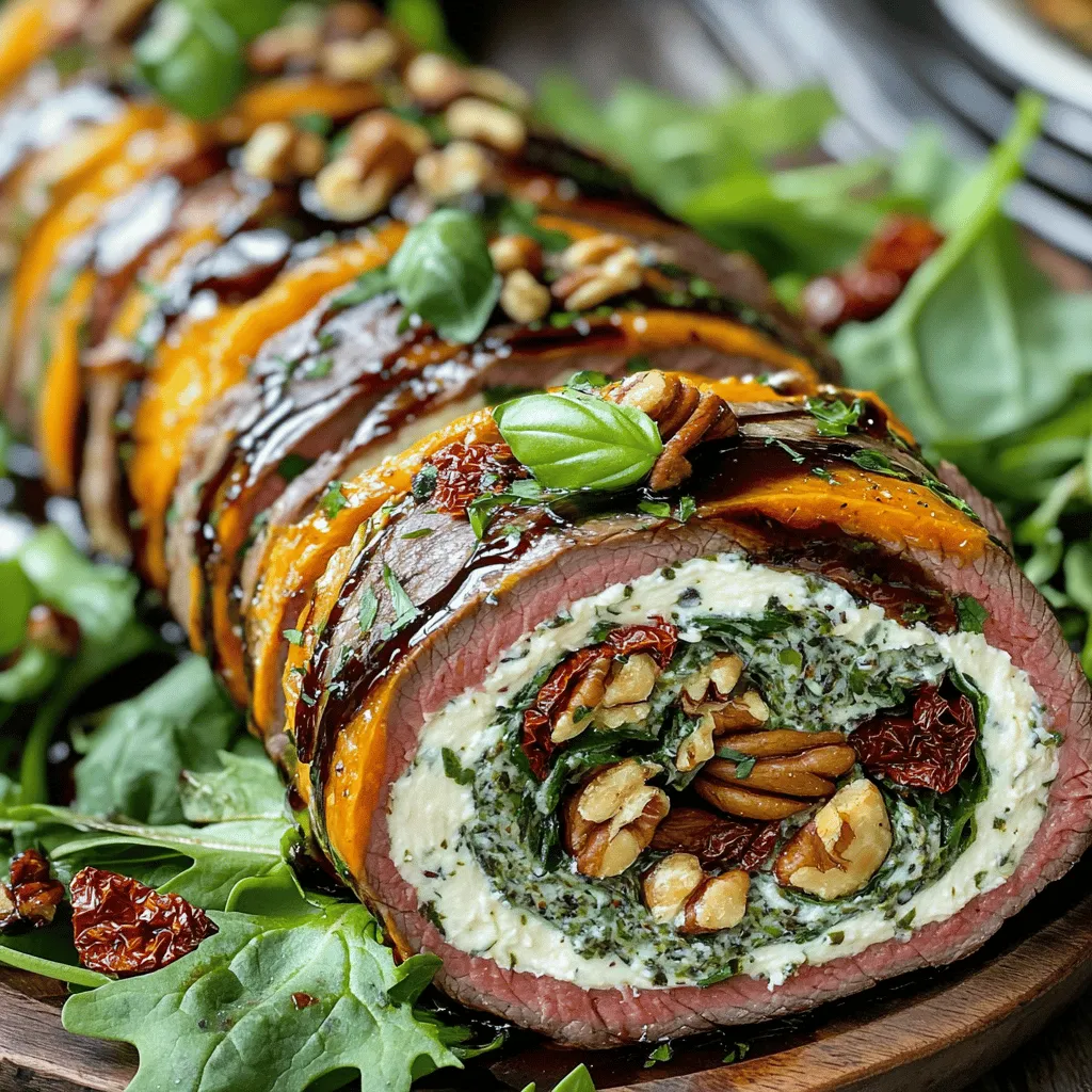 Flank Steak Roulade Delightful and Flavorful Recipe