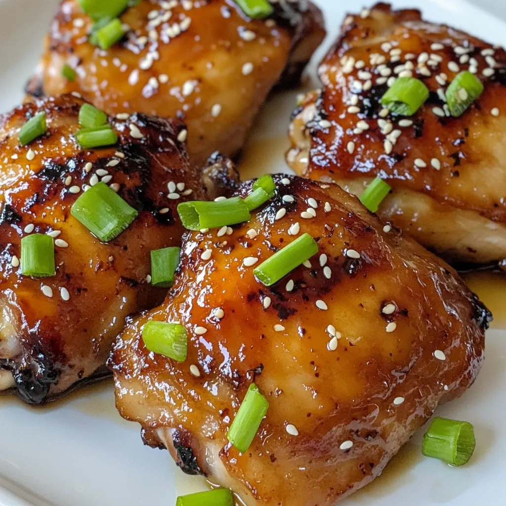 Honey Garlic Chicken Thighs Delicious and Easy Recipe