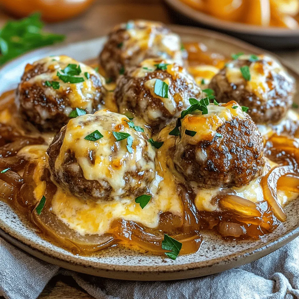 French Onion Meatballs: A Delectable Culinary Journey