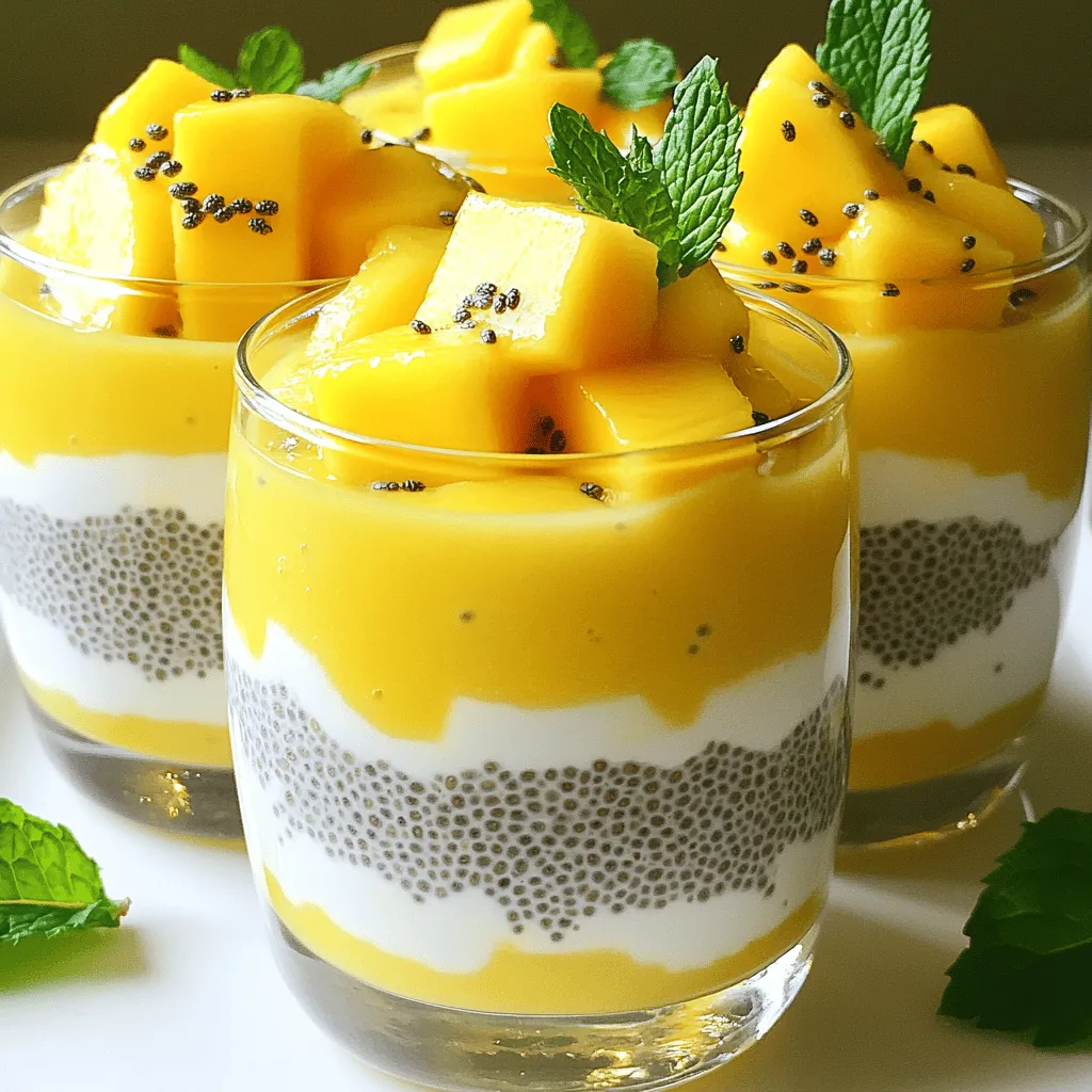Coconut Mango Chia Pudding Delightful and Simple Treat