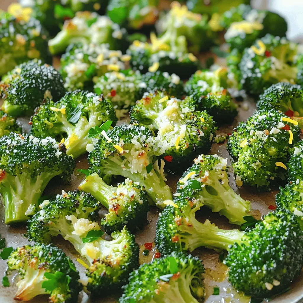 Lemon Garlic Roasted Broccoli Simple and Tasty Dish
