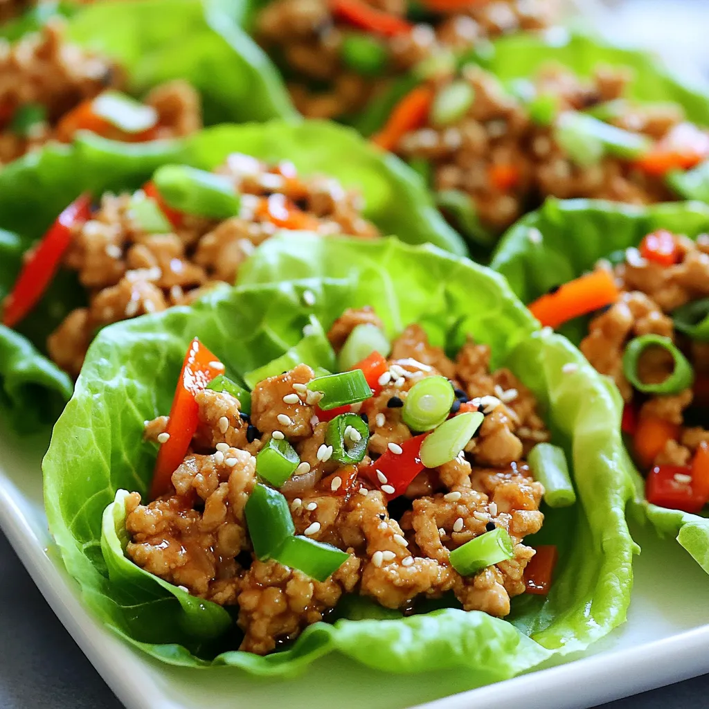 Savory Sesame Chicken Lettuce Wraps to Enjoy