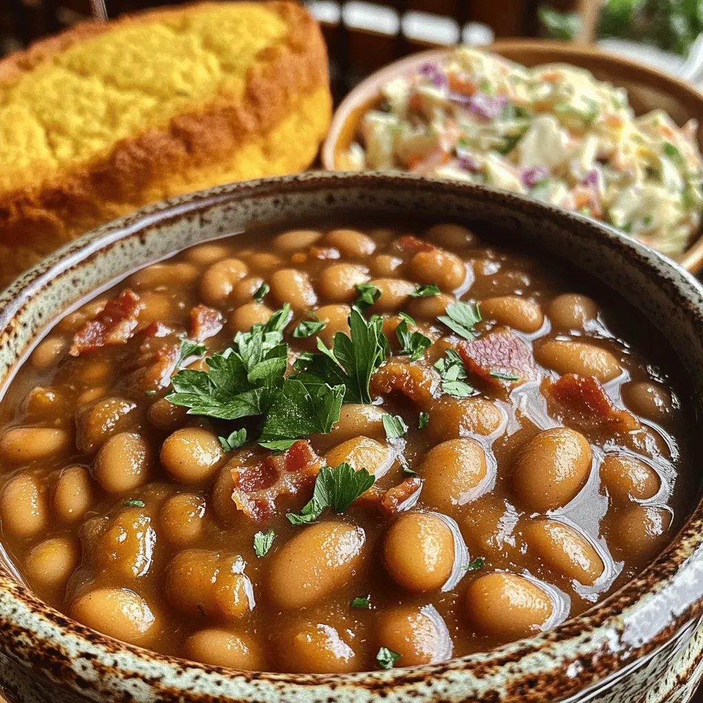 Simple Country Baked Beans Hearty and Flavorful Meal