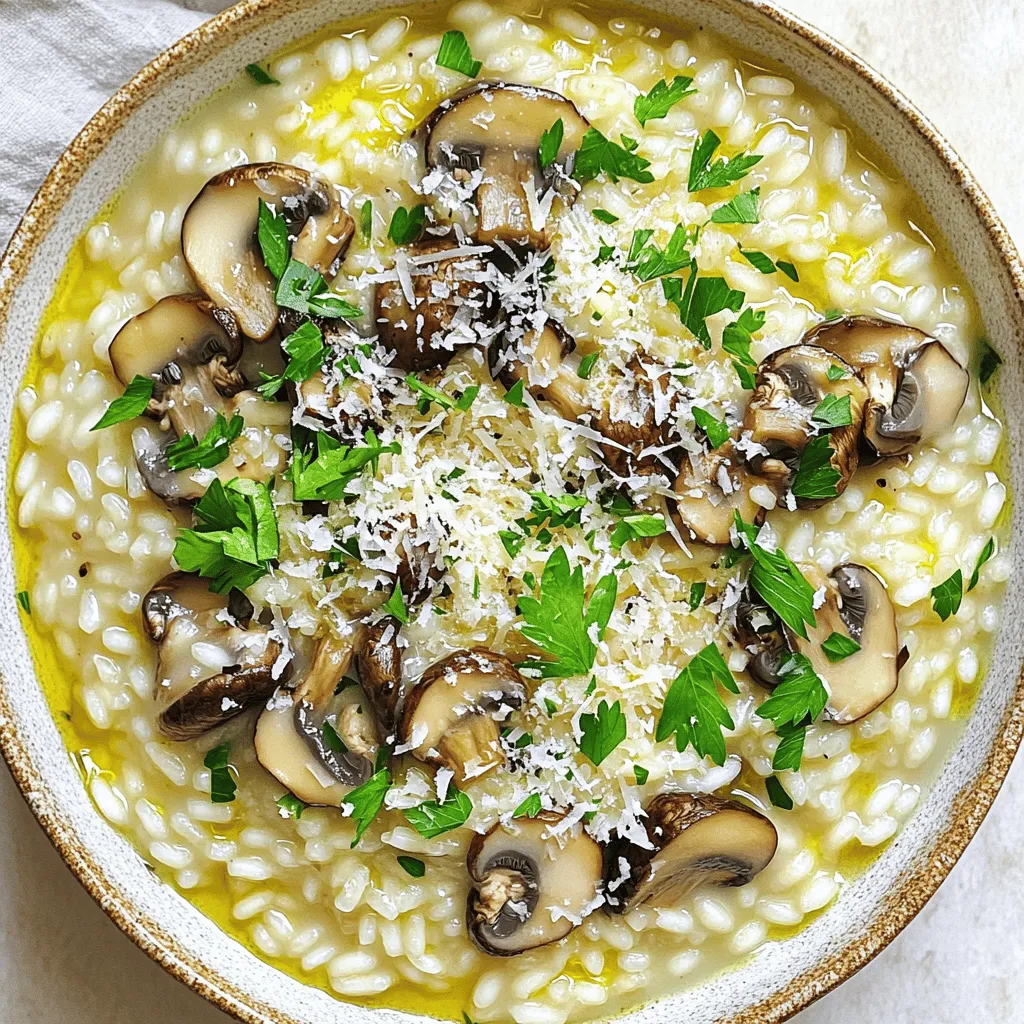 Mushroom Risotto Rich and Creamy Comfort Food